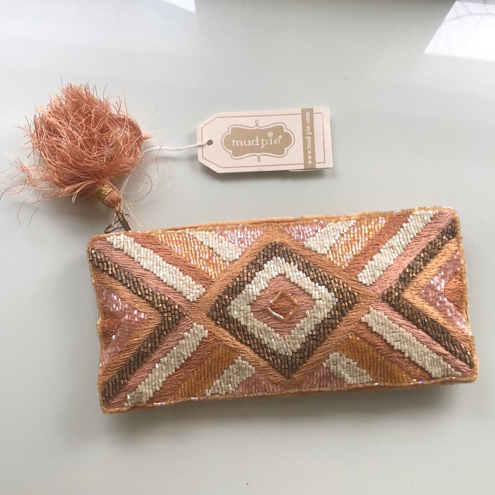 MudPie Beaded Clutch